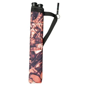 

H1Pcs Portable Arrow Bag Oxford Cloth Arrow Quiver 2 Tubes Single Shoulder for Bow And Arrow Archery Hunting Shooting Supplies