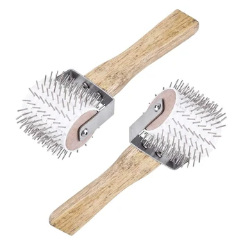 

Bee Uncapping Needle Punch Roller with Wooden Handle/Honey Extractor/Stainless Steel Needle/Honeycomb Beekeeping Equipment/Bee