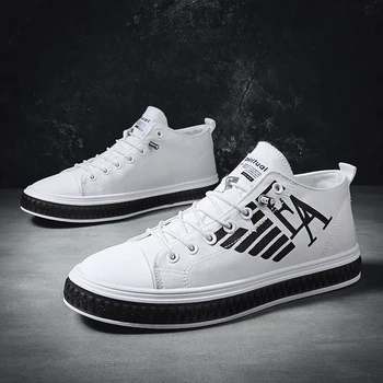 

Brand Sneakers Men High Top Casual Shoes For Man Sneaker Trend Luminous Unisex Shoes Men Trend Flats Shoes Zapatillas Hombre