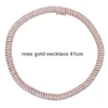rose gold neckl 41cm