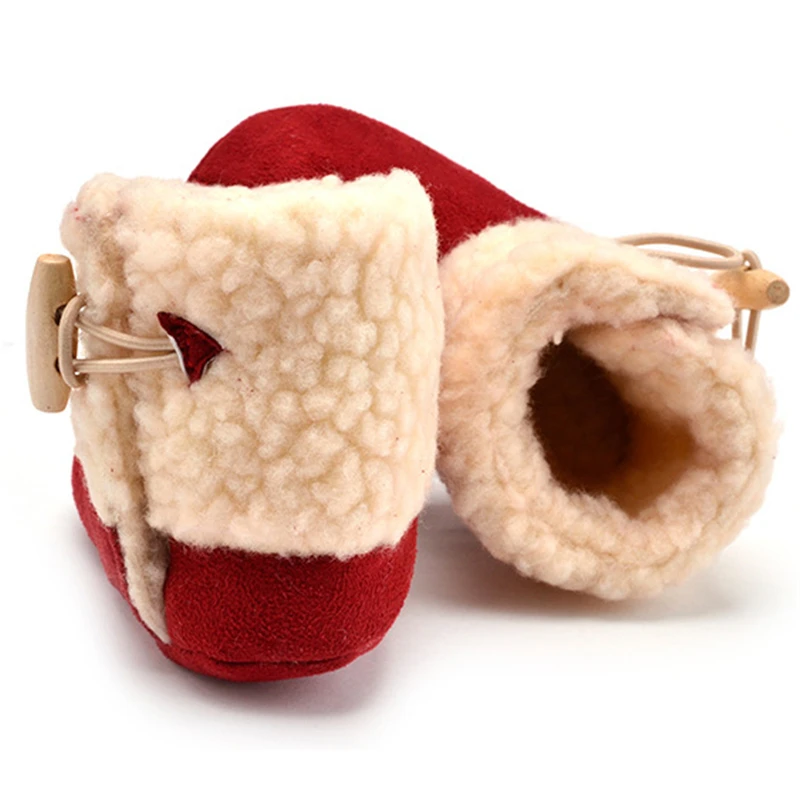 Nieuwe зимняя Echt Leer детская обувь Laarzen Zuigelingen Warme Schoenen Bont Wol Meisjes детские пинетки Schapenvacht Jongen Baby Laarzen