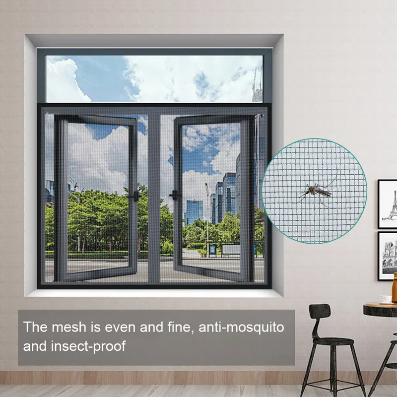 Indoor Insect Screen Window Netting Anti Mosquito Mesh for Window Protect Baby and Family from Insect and Bug Custom