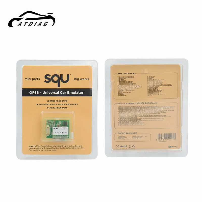 Car Emulator Multi-Cars MINI Parts SQU OF68 OF80 Big Works 42 IMMO Programs 18 Seat OCCUPANCY SENSOR Free shipping | Автомобили и