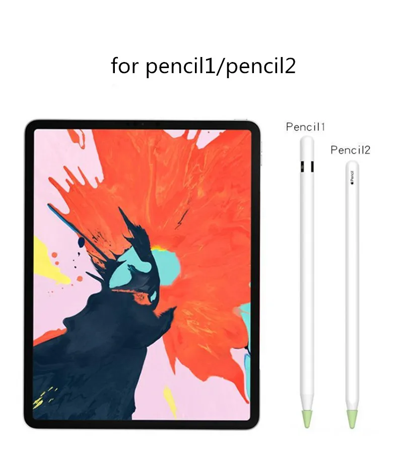 HLTON 8 шт защитный чехол для Apple Pencil 1 2st ручка стилус Penpoint чехол силиконовый защитный чехол для Apple Pencil2 чехол