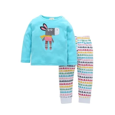Осенне-зимние боди для новорожденных; комплект одежды из 2 предметов; футболка с длинными рукавами+ штаны-леггинсы(без шапки - Цвет: Синий
