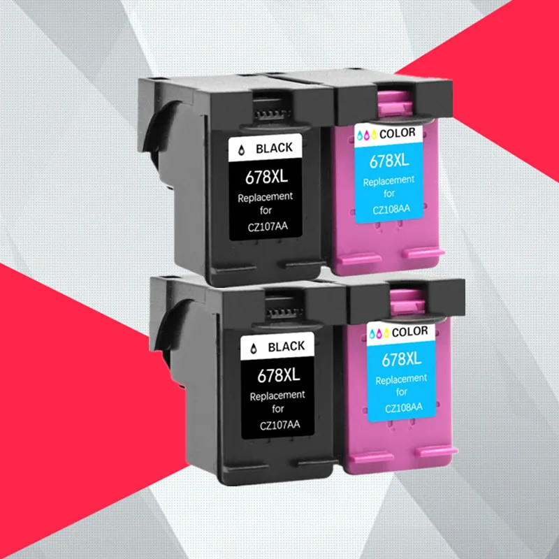 2BK 2COLOR 678 совместимый картридж с чернилами для hp 678 XL чернильный картридж для 678XL с чернилами hp Deskjet 2515 3515 1018 1518 2548 3548 4518 2648 принтер - Цвет: 2BK 2COLOR