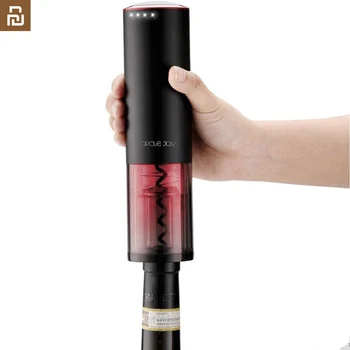 

NEW Youpin Circle Joy Electric Red Wine Opener Electric Automatic Bottle Opener USB Charging Bottle Opener Kitchen Opening Tool