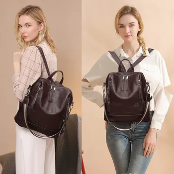 

2020 new Korean version of the shoulder bag fashion large capacity casual school bag travel bag cute backpack female