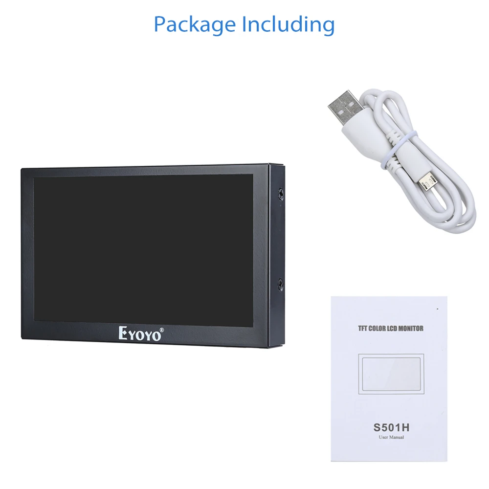 Eyoyo " маленький Hdmi монитор портативный vga монитор CCTV экран lcd 800x480 ips монитор BNC AV/VGA дисплей светодиодный автомобильный монитор