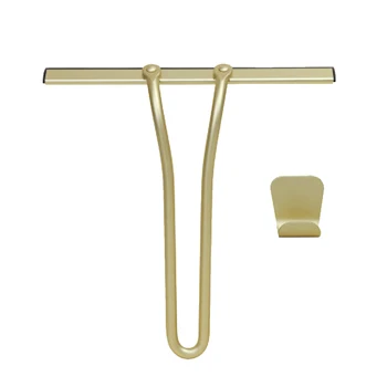 

1 PC Shower Squeegee Rustproof Tile Scraper Glass Cleaner with Hook for Home Hotel