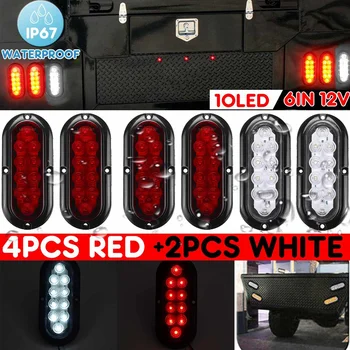 147LED トレーラートラックブレーキライト防水ネオンで 3 1 ハローリングテールブレーキストップ流れるターン信号光ランプ dc 10-30 v