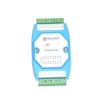 8DI 8DO 디지털 입출력 모듈, 옵토커플러 절연 RS485 MODBUS RTU 통신 모듈, WP8028ADAM