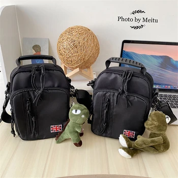 

Original Design Fashion Casual Canvas Cool Single Shoulder Diagonal Bag Handbag Simple Bag Width 16cm Height 21cm Thickness 9cm