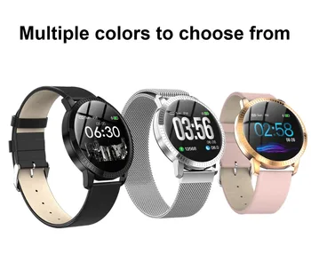 

CF18 smart band blood pressure and heart rate monitor exercise meter smart reminder IP67 1.22 inch pocket watch for IOS android