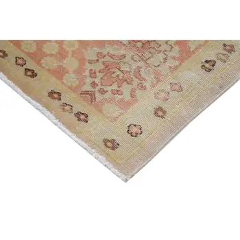 

270x358 Cm Beige Handmade Oushak Rug-9x12 Ft