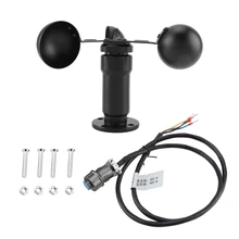 Pulse Signal Output Aluminum Alloyed Wind Speed Sensor Anemometer Wind Speed Meter Pulse+