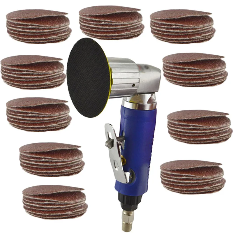 

Air Angle Sander Polishing machine Grinder Polisher 100 Sheets Sandpaper