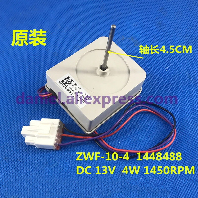 

For Rongsheng Refrigerator Freezer BCD-563WY /A Fan Motor ZWF-10-4 1448488 Motor