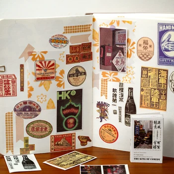 

VanYi 12 Designs 50Pcs/lot Weekend Book House Deco Washi Flower Stationery Stickers Aesthetics Scrapbooking Bullet Journal Doodl