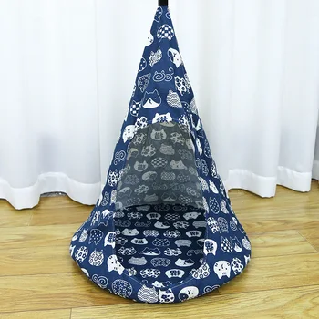 

cat hammock canvas Breathable Pet Kitten Hammock Tent Cages Pet Supplies Top Quality Pet Wall Hanging Hammock