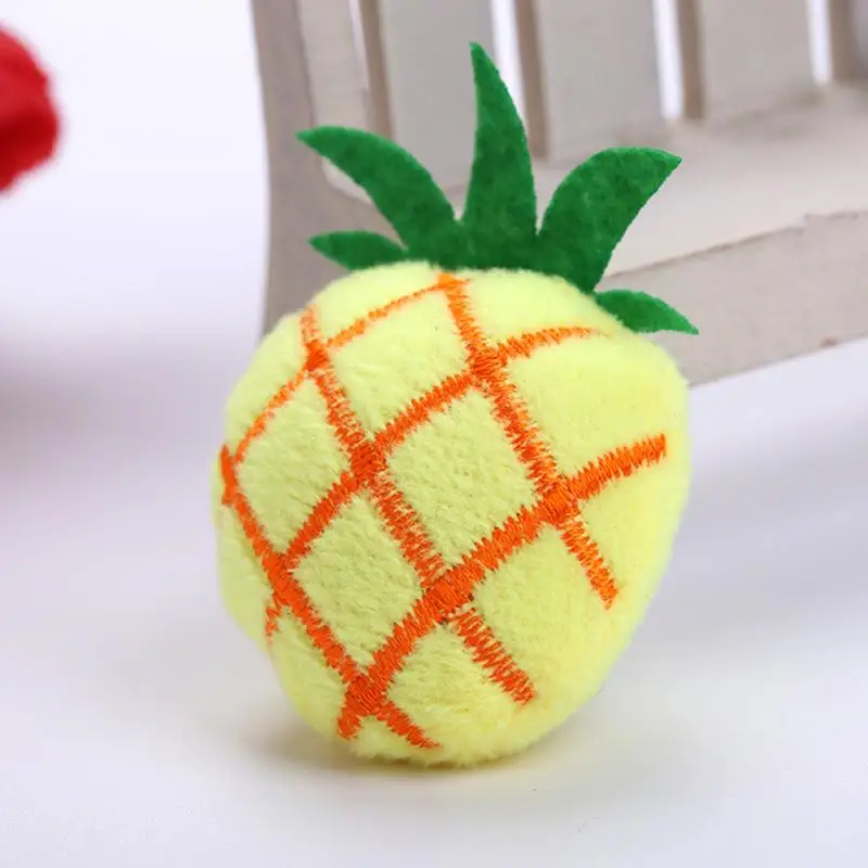 1pcs Cartoon Soft Catnip Toy Organic Catnip Filled Cat Toys Fruits & Animals Pet Interactive Toys Cat Teeth Grinding Toys 