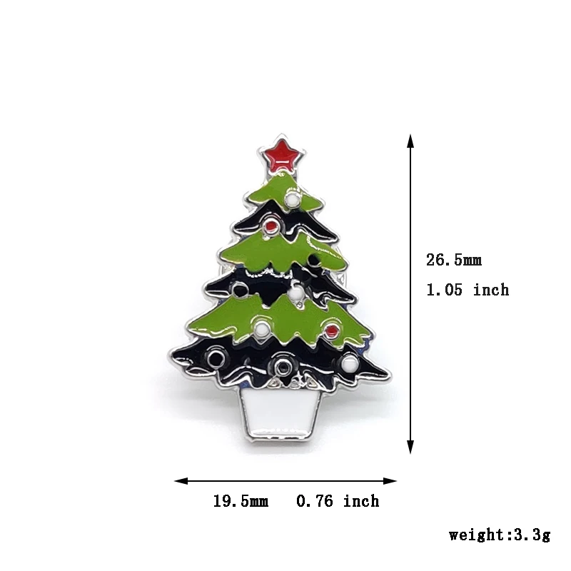 

Collection Enamel Pin Cartoon Santa Claus Christmas Tree Snowman High Quality Brooch Lapel Pin Custom Badge Christmas Jewelry