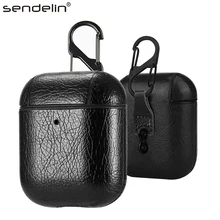 Чехол для наушников/Чехол/адаптер airpods pro/Чехол funda airpod/airpods 2 Чехол для наушников/air pods кожаный чехол для Apple Airpods 2/1