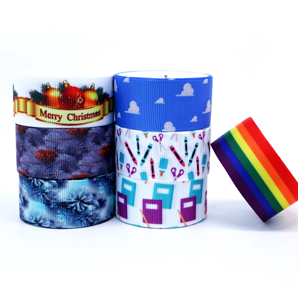 50 ярдов мультфильм напечатанный grosgrain ленты 31540