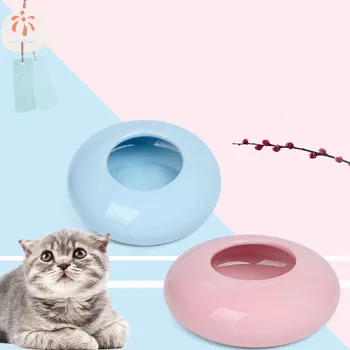 

Pet Bowls Cat Food Water Feeder Ceramics Pet Drinking Dish Feeder Cat Puppy Feeding Supplies Small Dog Accessories