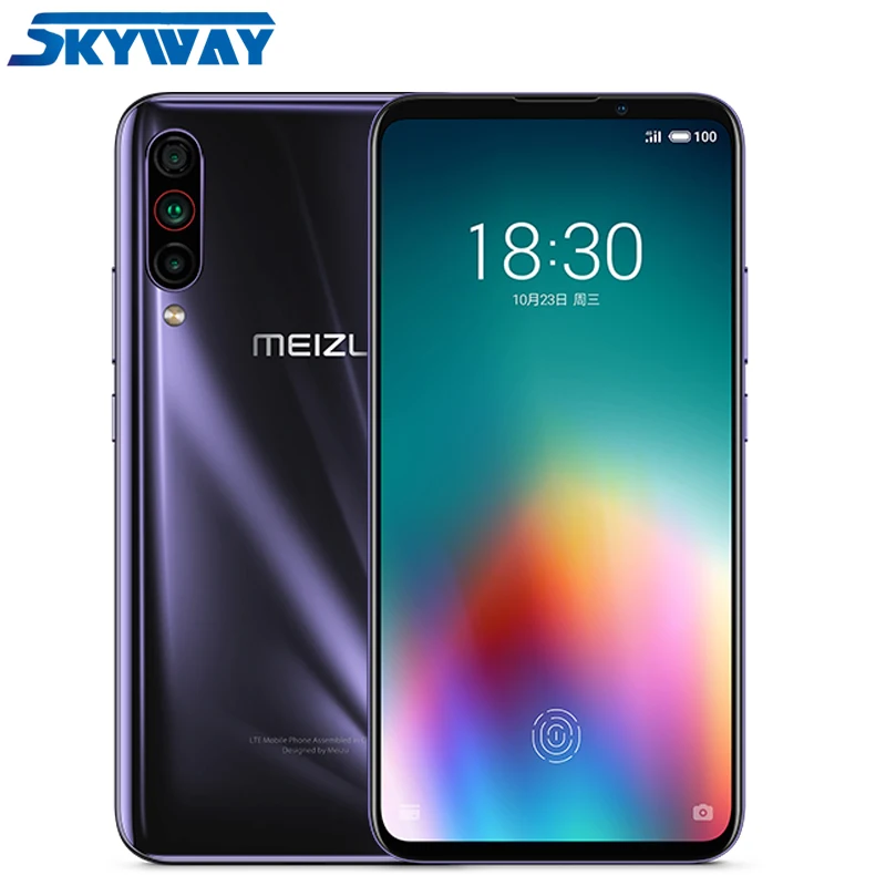 Meizu 16T VOLTE 4 аппарат не привязан к оператору сотовой связи 6G/8G 128G/256 г Snapdragon 855 Octa Core 6," FHD+ безрамочный экран с Экран 3 задних Камера сотовый телефон