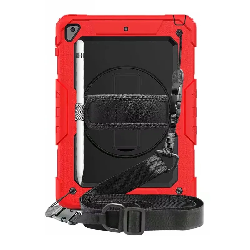7,9 дюймов планшетный ПК чехол для iPad Mini4 Mini5 чехол Heavy Duty 3-Слои подставки комбо защитные кожаные чехлы с полным покрытием ремешок задняя крышка - Цвет: 2