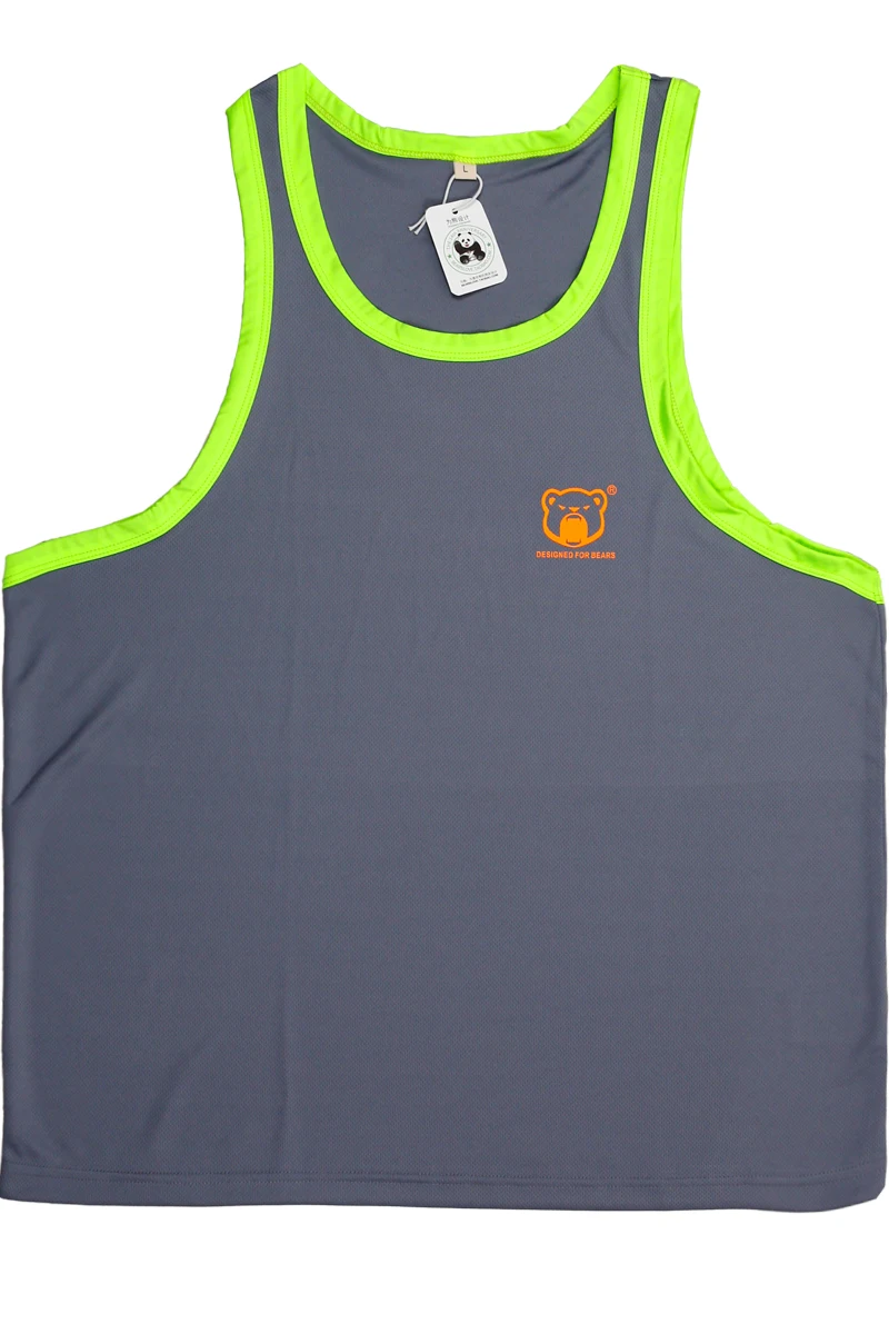2021 New Arrivals Bear Paw Claw Plus Size Undershirt Men's Tank Tops Gay Bear Vest Designed For Bear 6 Colors  M L XL XXL 4