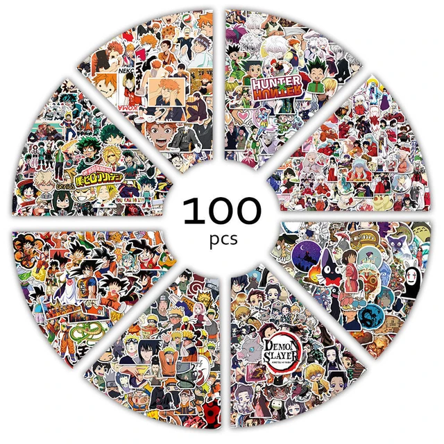 Pegatinas One Piece, 100PCS Pegatinas Anime, Sticker One Piece, Graffiti  Pegatinas de Vinilo, Impermeable Stickers, para Skate Ordenador Portátil