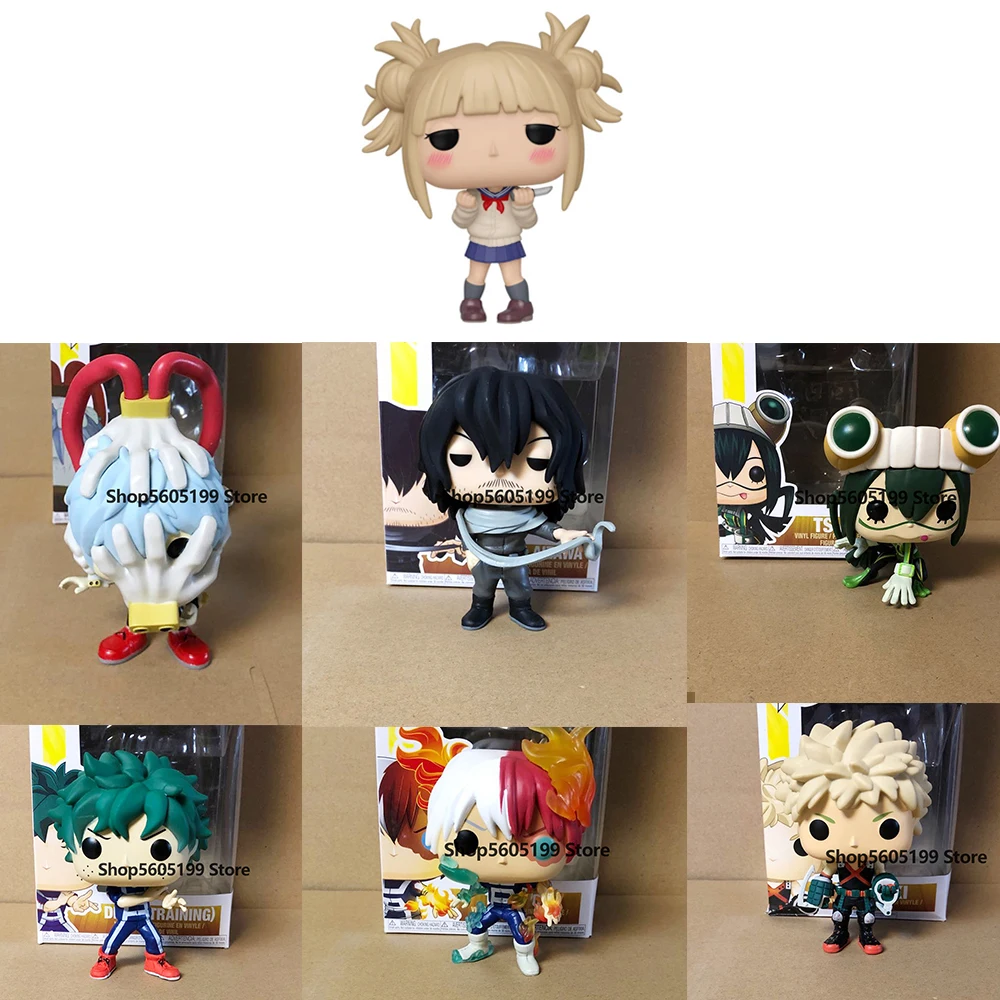 Поп мой герой Академия Himiko KATSUKI DEKU ALLMIGHT TOMURA SHIGARAKI модель с коробкой Коллекционная