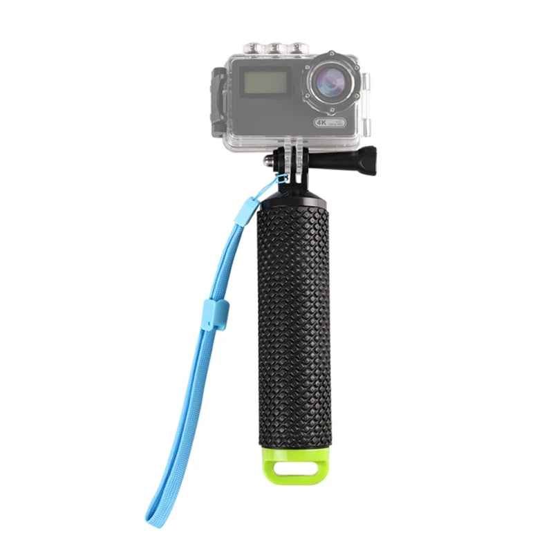 Зеленый Аксессуары для Gopro, ручная палка для селфи, поплавок, держатель для камеры, монопод с регулируемым ремешком на запястье для Gopro, для водных видов спорта - Цвет: Зеленый