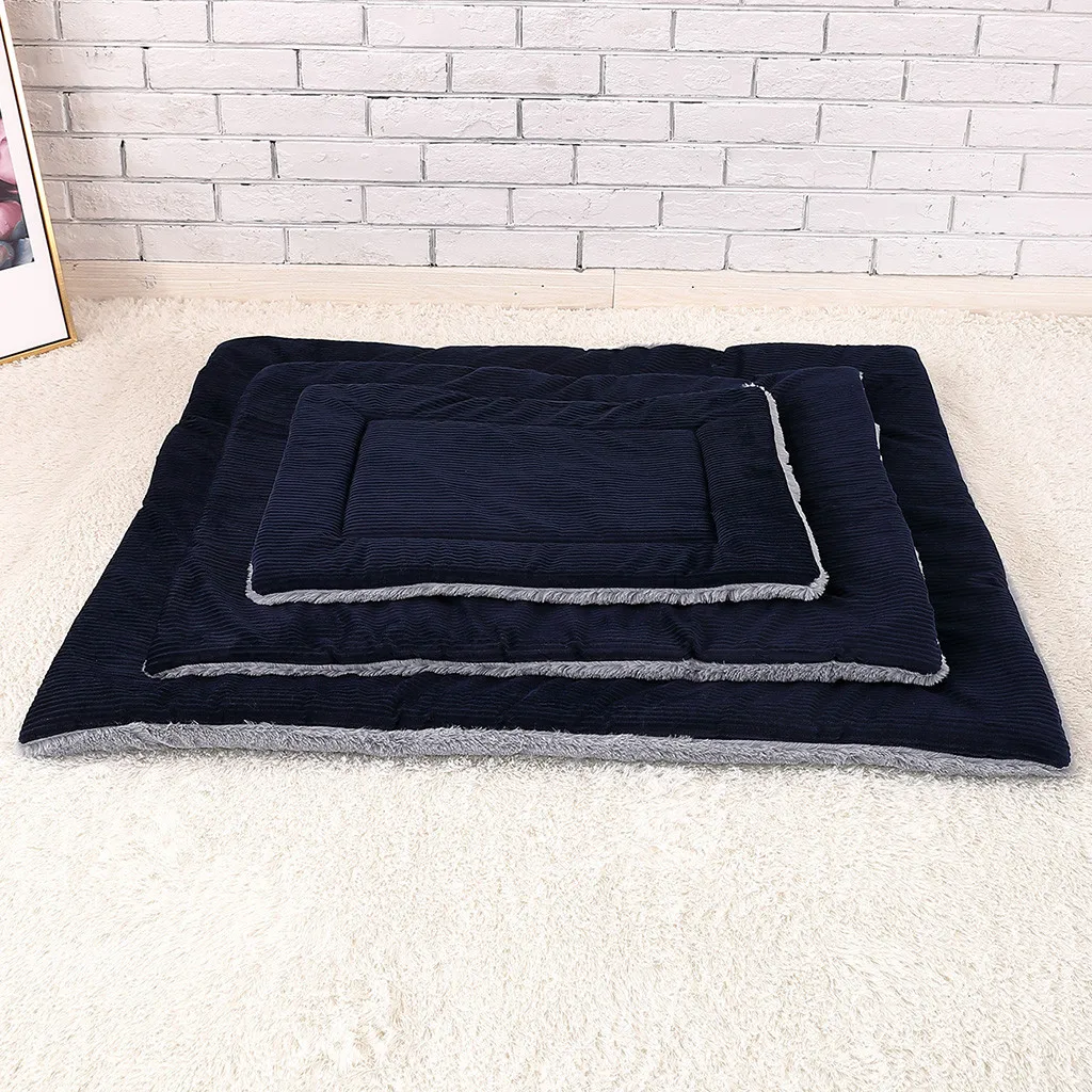 Новые Pet Короткие Плюшевые ботинки кровать коврик теплый матрас для сна