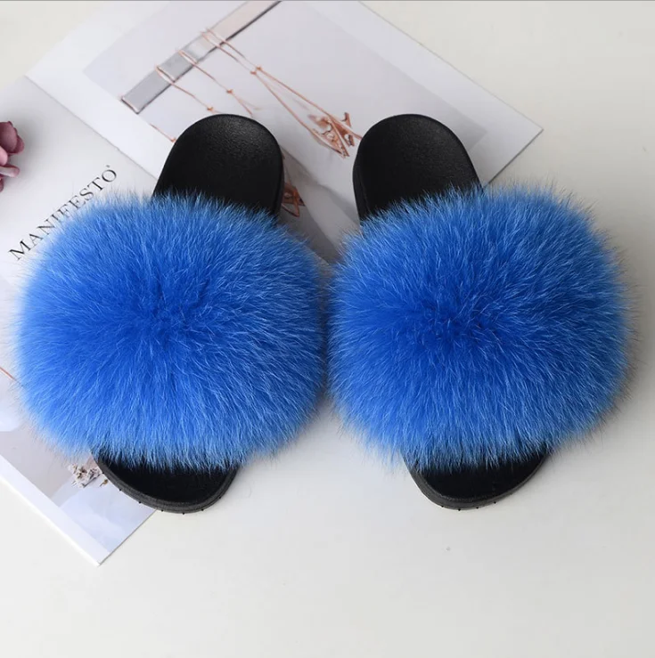 slippers Женские модные меховые тапочки; Пушистый Плюшевый шлепанцы для дома; женская меховая обувь с открытым носком; пушистый кролик; сумка; металлическая сумочка с застежкой в комплекте - Цвет: slippers
