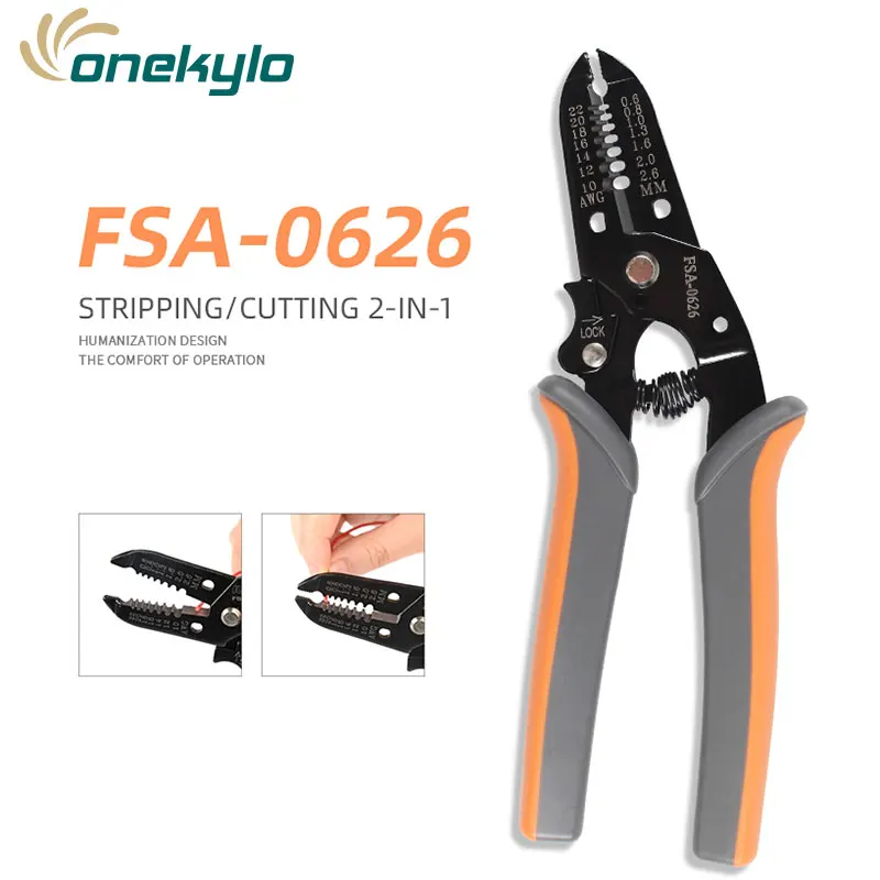 

FSA-0626 Wire Stripper Multi-function Plier Cable Cutter Automatic Multifunctional Stripping Tools Crimping Pliers