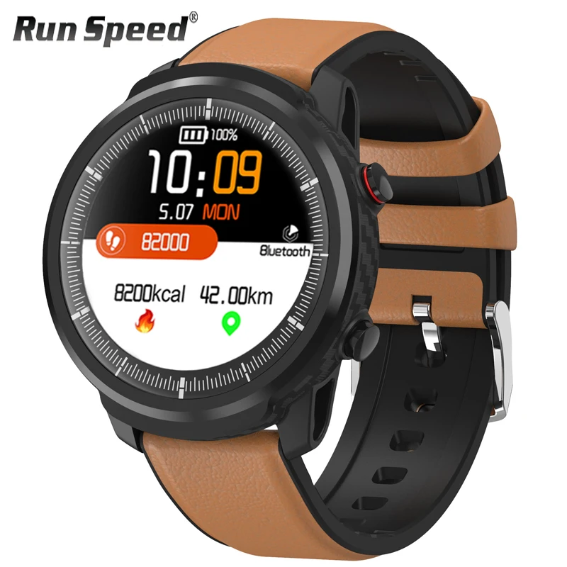  L3 Smart Watch Waterproof Women Men Smartwatch Round Screen Heart Rate Pedometer Call Message Remin - 4000082504355
