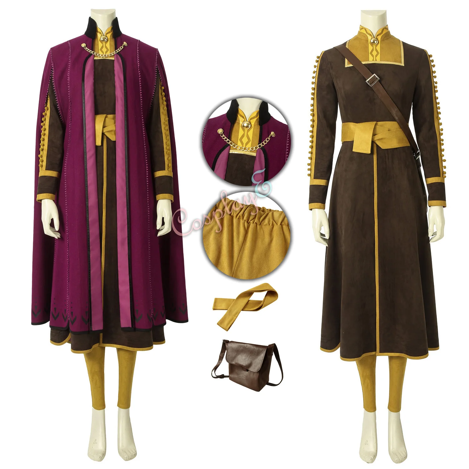 

Anna Costume Frozen 2 Cosplay Christmas Outfit