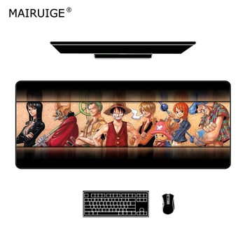 

Monsternaruto Anim One Piece Large Mouse Pad Computer Gaming Tablet MousePad Locking Edge Desk Mat for GO LOL Dota 30x80/90X40