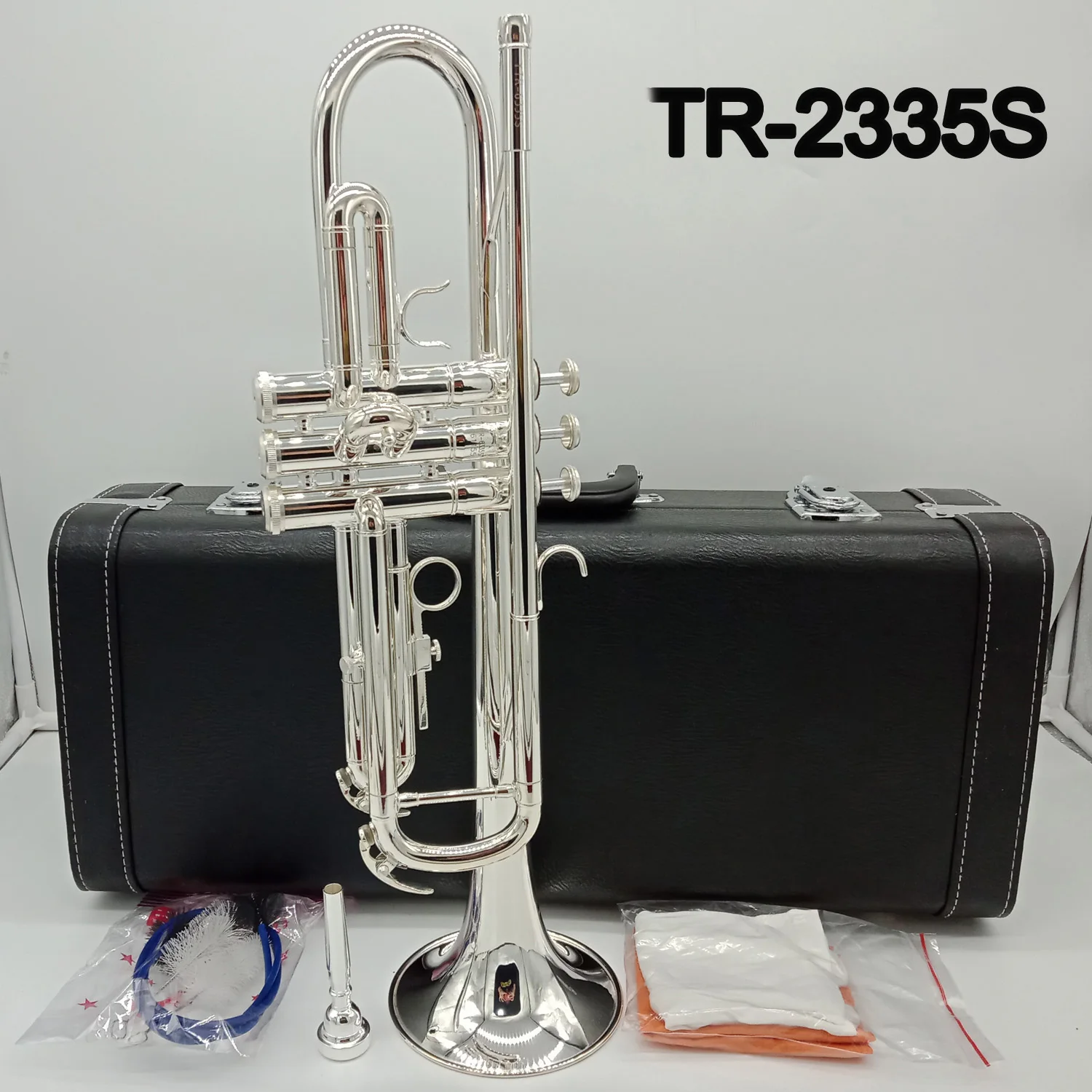 Trompeta MFC Bb 2335S, instrumento de música Chapado en plata