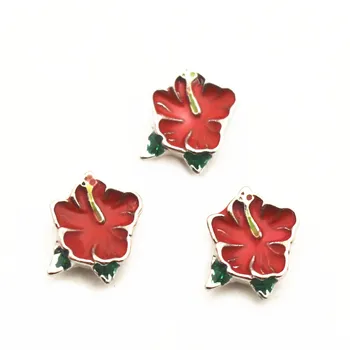 

12pcs/lot flower Floating Charms for Floating Memory charms Lockets DIY Jewelry