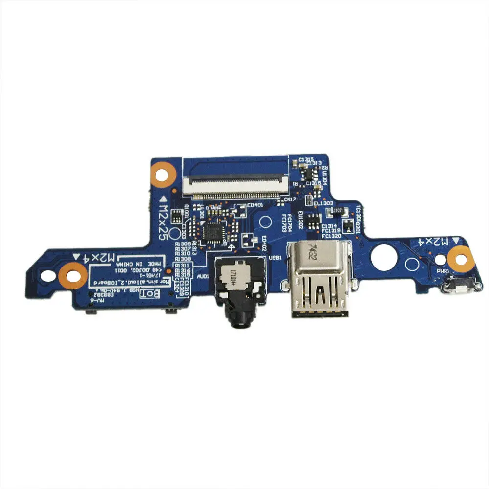 JIANGLUN USB PCBA Audio Power Button Board For HP m6-aq105dx 856808-001 448.07N02.0021
