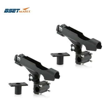 

BSET MATEL 2 Pieces Rest Adjustable Removable 360 degreeFishing Kayak Boat Rod Holder Support Tools Accessories Pole Bracket