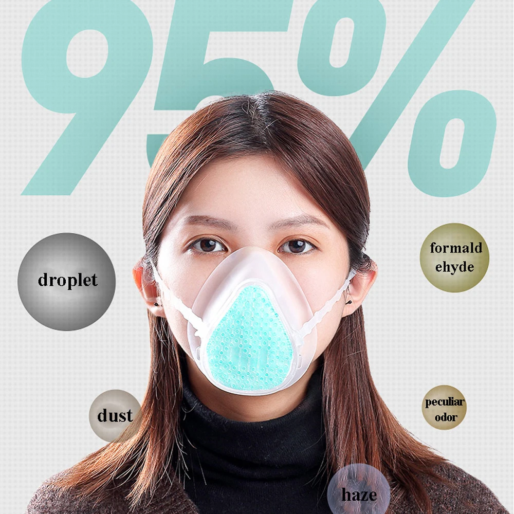 

Health Protective Reusable Virus Filter Anti-dust Industrial Safety PM 2.5 N95 Face Mask