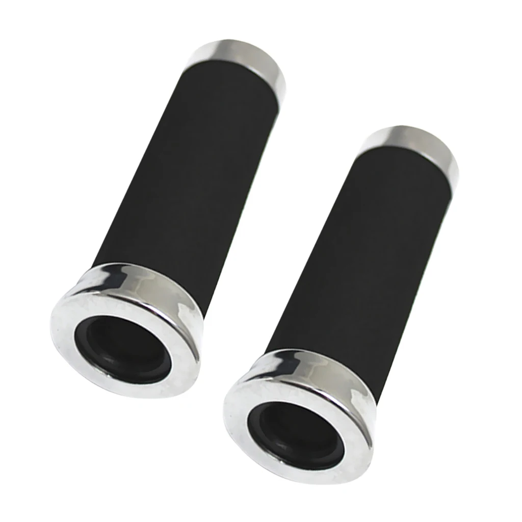 2 шт. черные Сменные ручки для ремонта мотоциклов 22 мм 7/8''