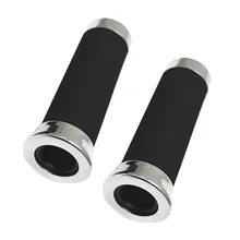 2 шт. черные Сменные ручки для ремонта мотоциклов 22 мм 7/8''