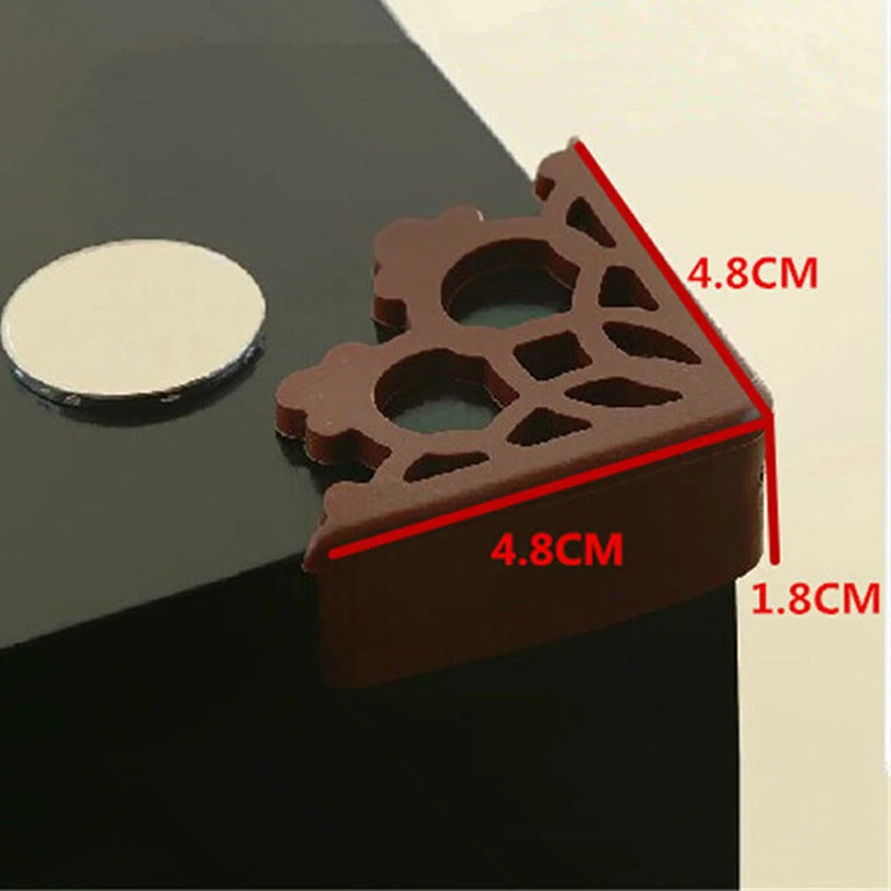 4 шт./компл. детские безопасные изделия детские ремни безопасности анти-столкновения Стекло Кофе угловой кронштейн для установки стола угловой гвардии защиты