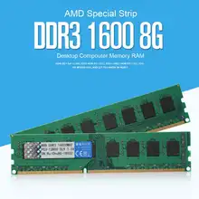DDR3 1600 8G PC pamięć stacjonarna pamięci RAM karty DDR3 1600MHz 8GB AMD pamięci RAM 240pin pamięć przenośna karty do pulpit PC komputer